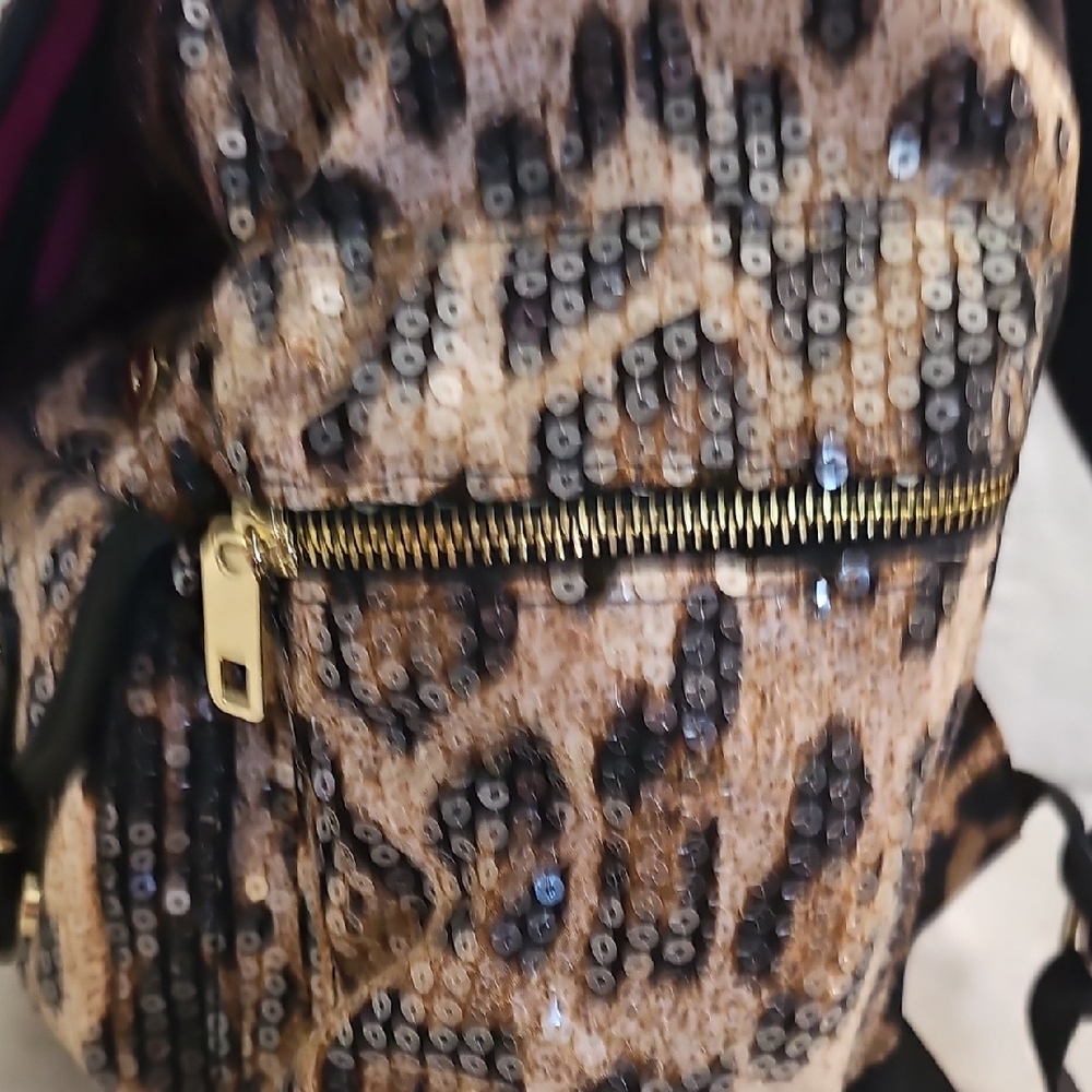 Juicy Couture Brown and Black Leopard Backpack - Picture 12 of 17